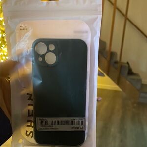 SHEIN Green iPhone 13 Case Minimalist Design
